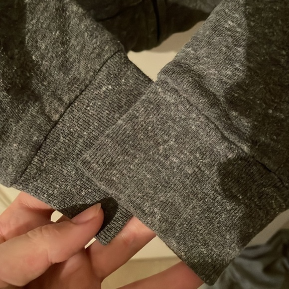 Gray Pink Victorias Secret zip up hoodie - Picture 4 of 5